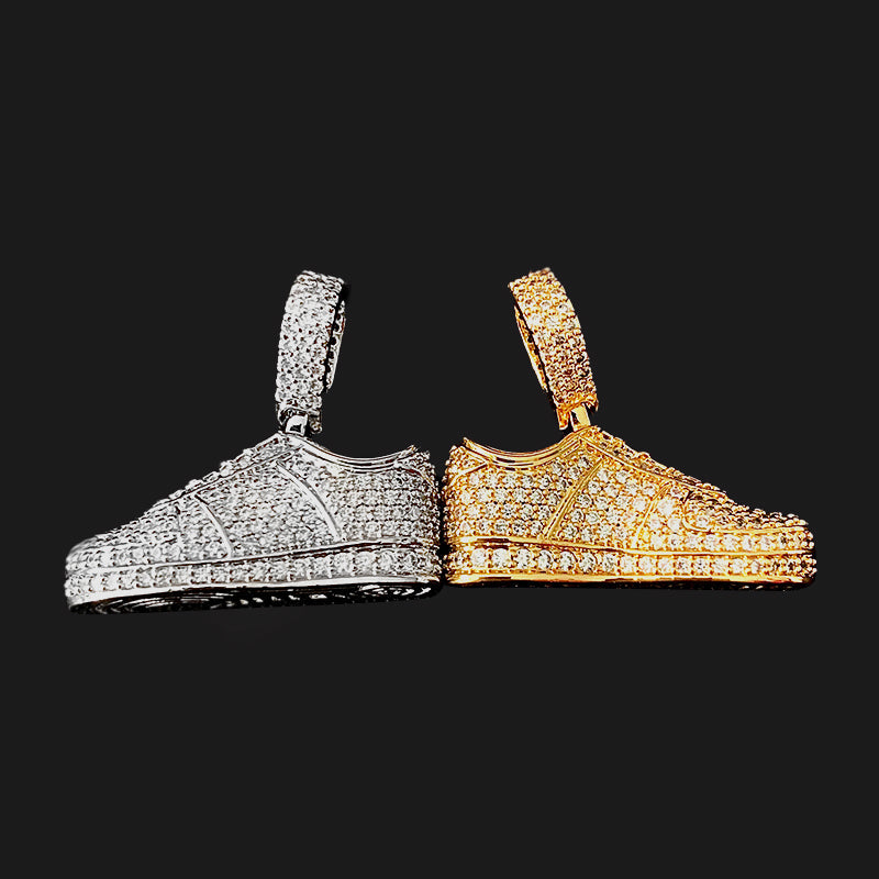 Iced Out Sneaker Pendant - Exclusive Jewels