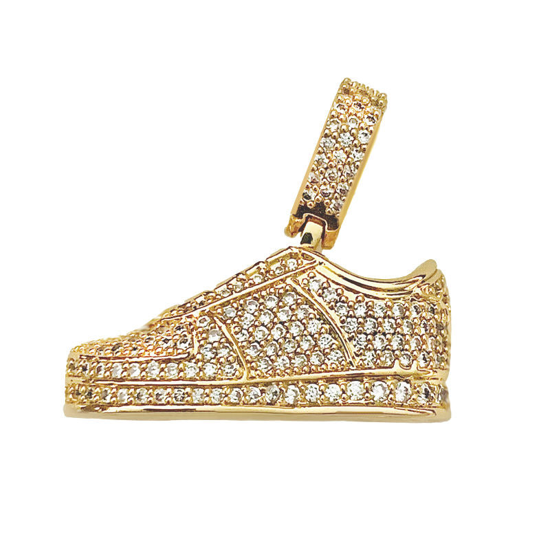 Iced Out Sneaker Pendant - Exclusive Jewels