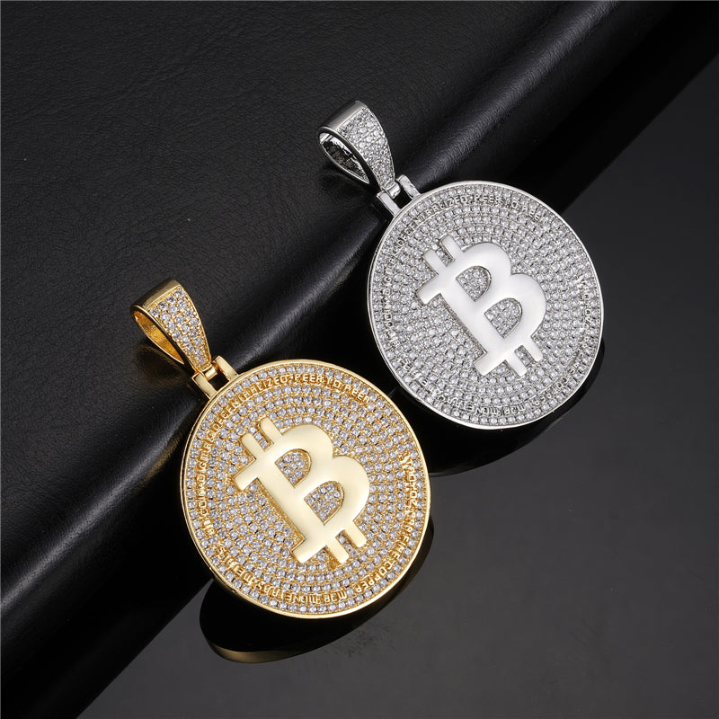 Bitcoin Pendant Necklace - Exclusive Jewels