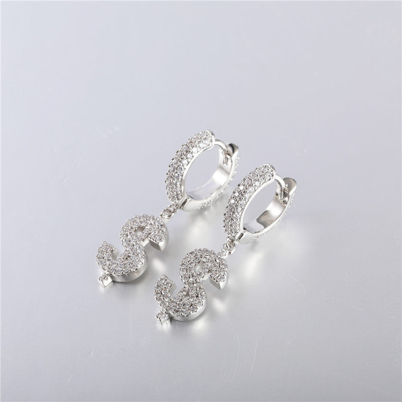 Dollar Sign Earring - Exclusive Jewels