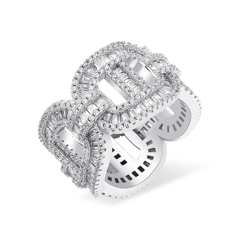 Mariner Link Coffee Bean Ring - Exclusive Jewels