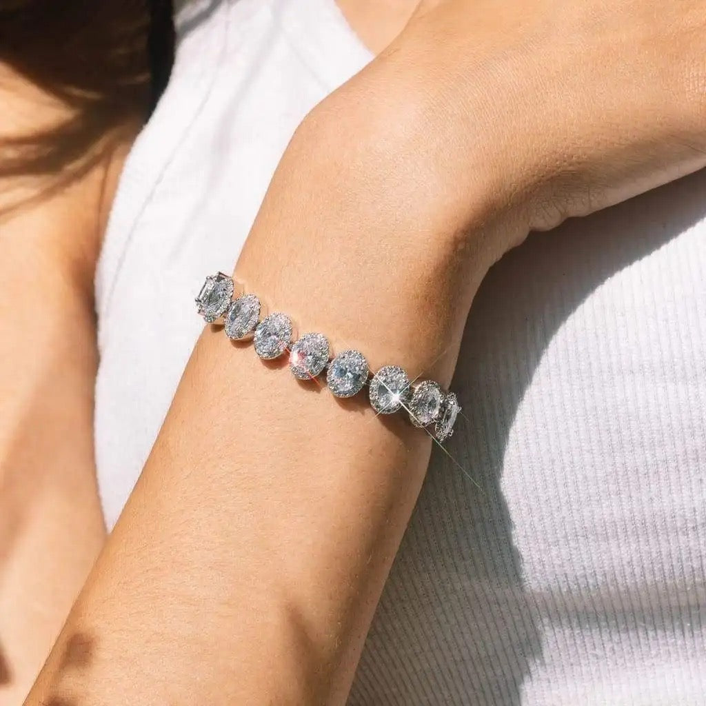 Oval Tennis Bracelet