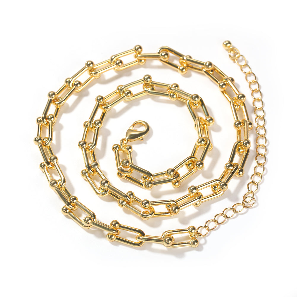 Fancy T Hardware Necklace - Exclusive Jewels