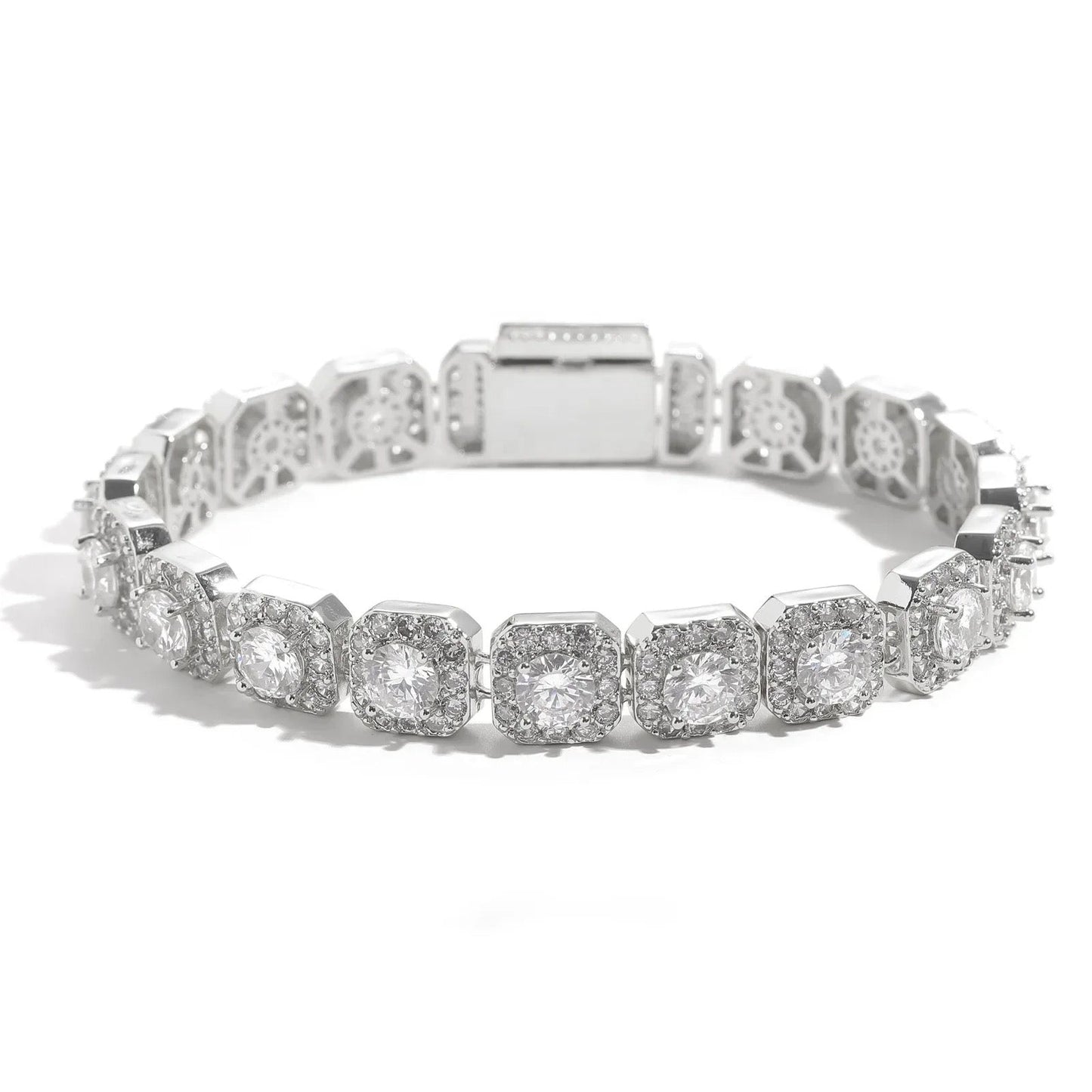 Clustered Tennis Bracelet