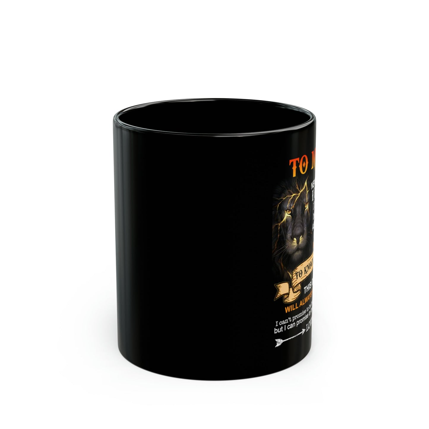 To My Son | Black Mug (11oz)