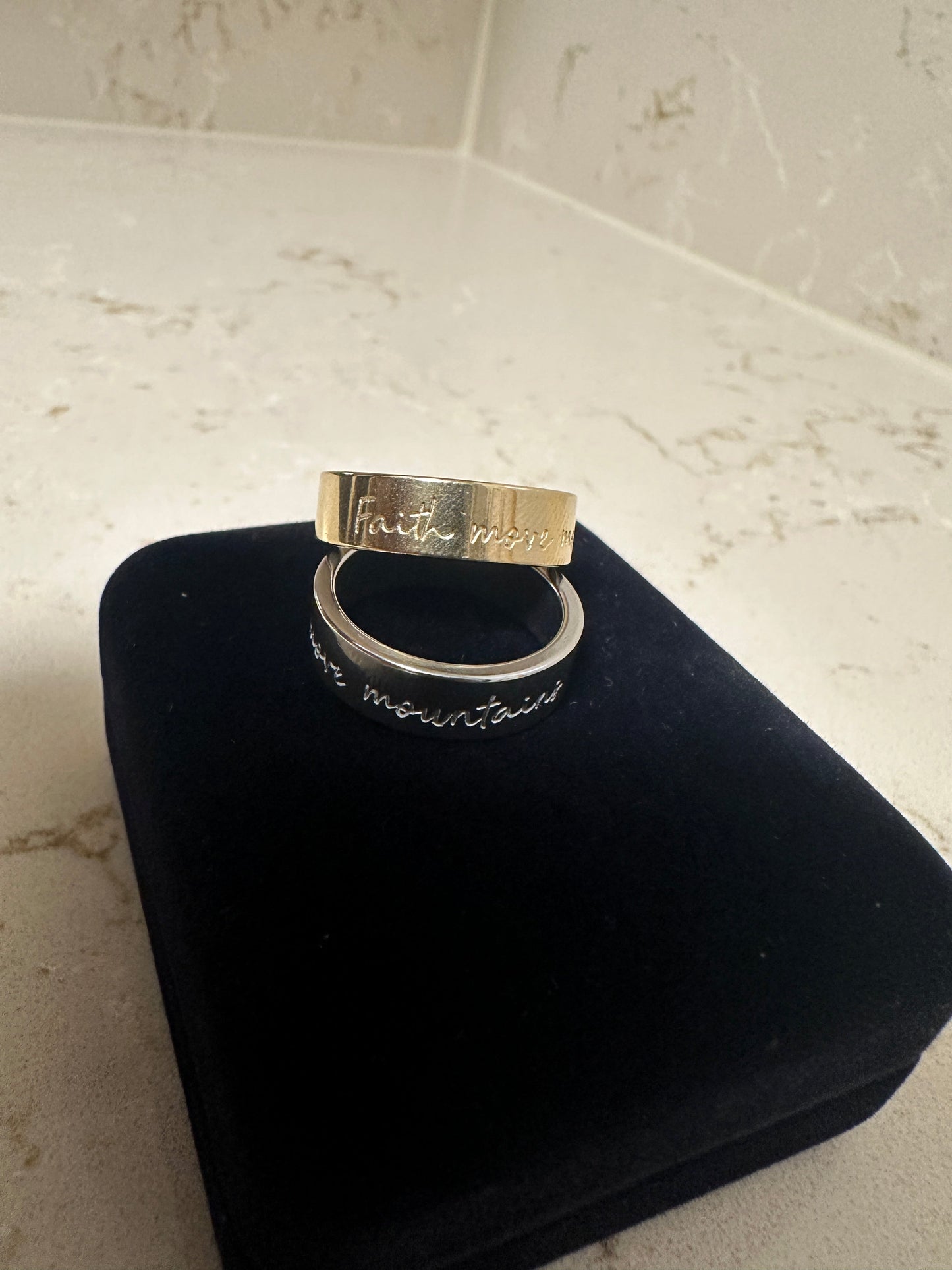 Faith Move Mountains Ring