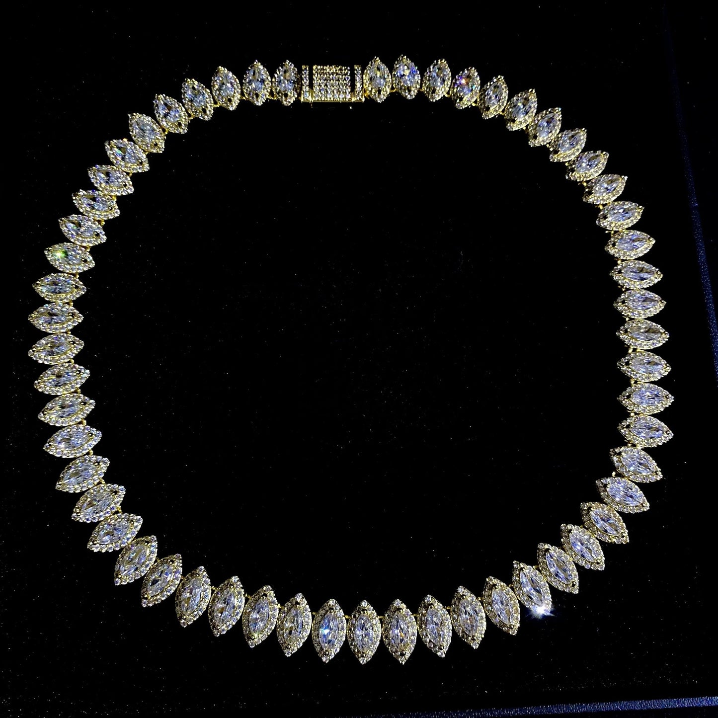 7mm Marquise Cut Necklace