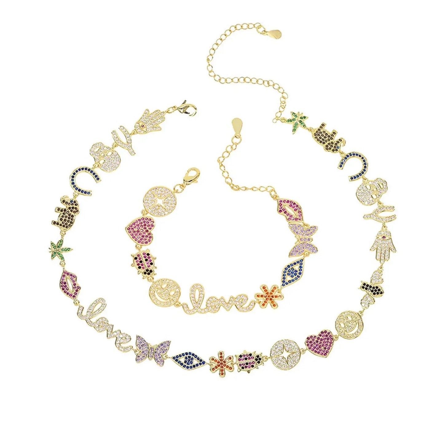 Love Charm Choker Necklace