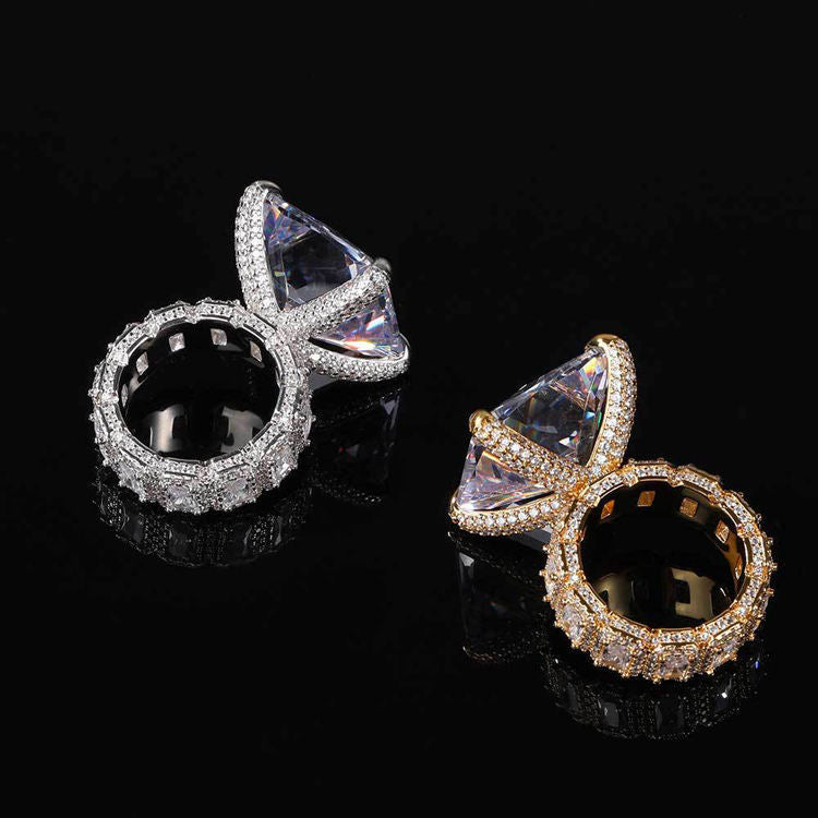 Glacier Diamond Rock Ring