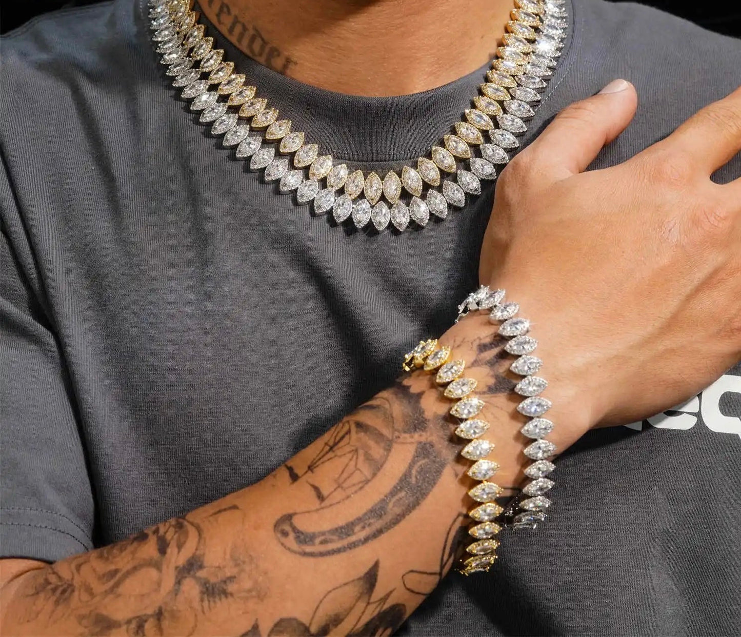 7mm Marquise Cut Bracelet