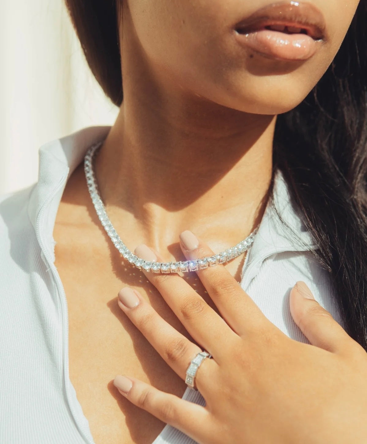 Royal Tennis Necklace