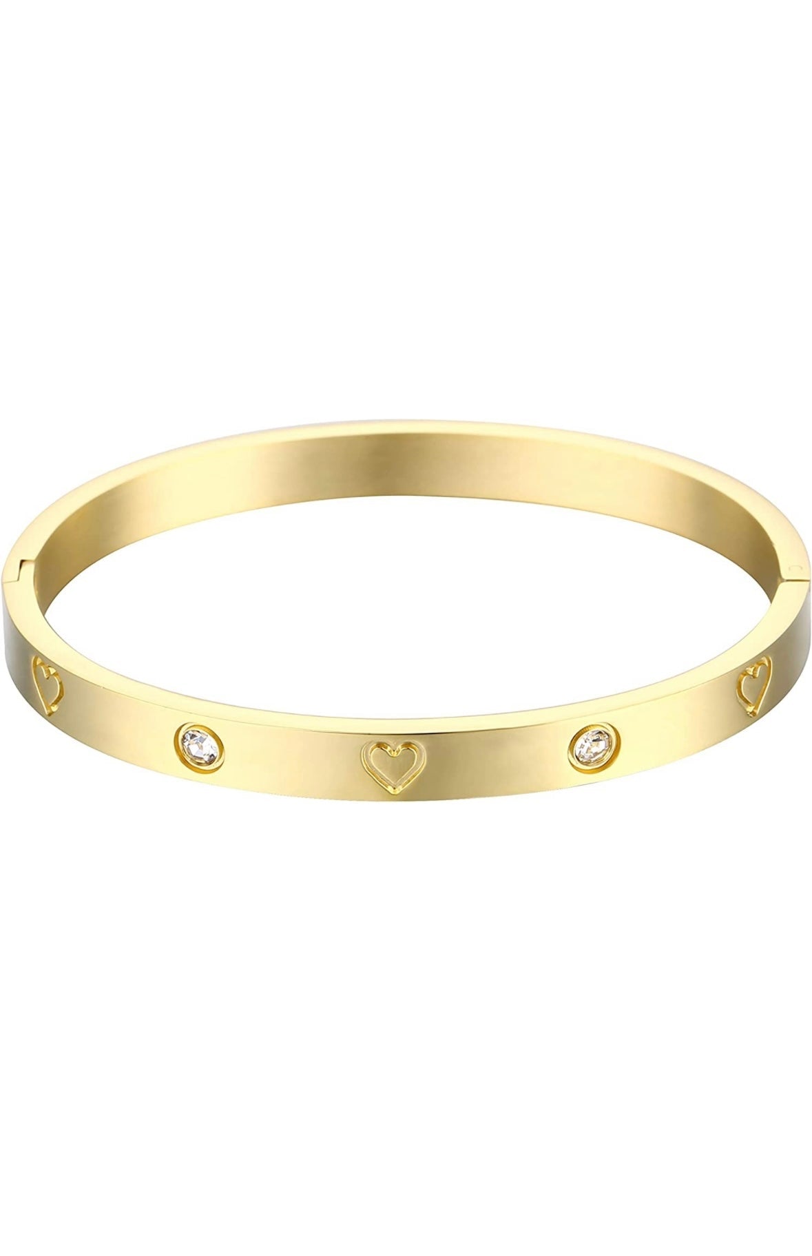 Heart Engraved Bracelet