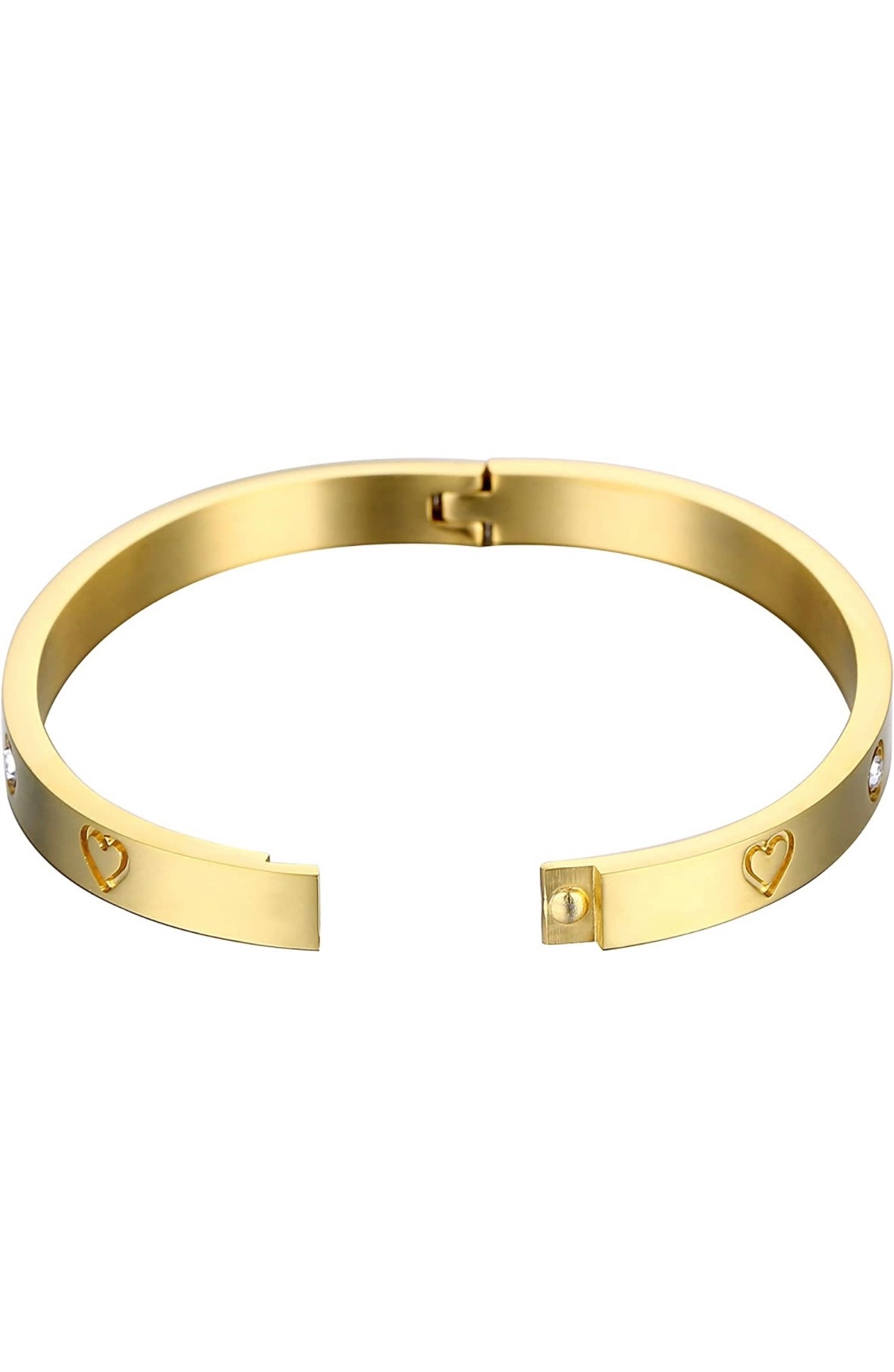 Heart Engraved Bracelet