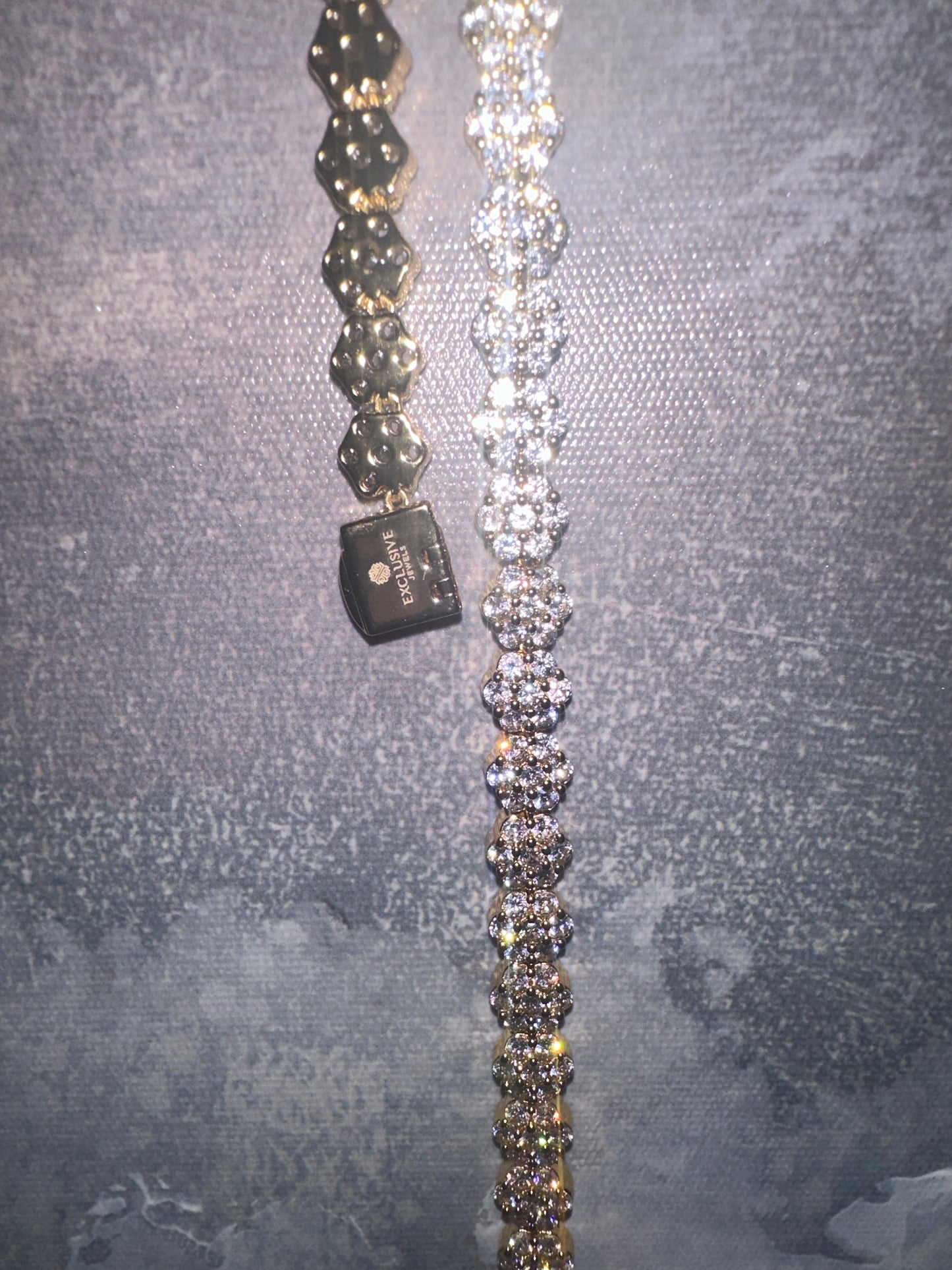 Diamond Flower Cluster Necklace