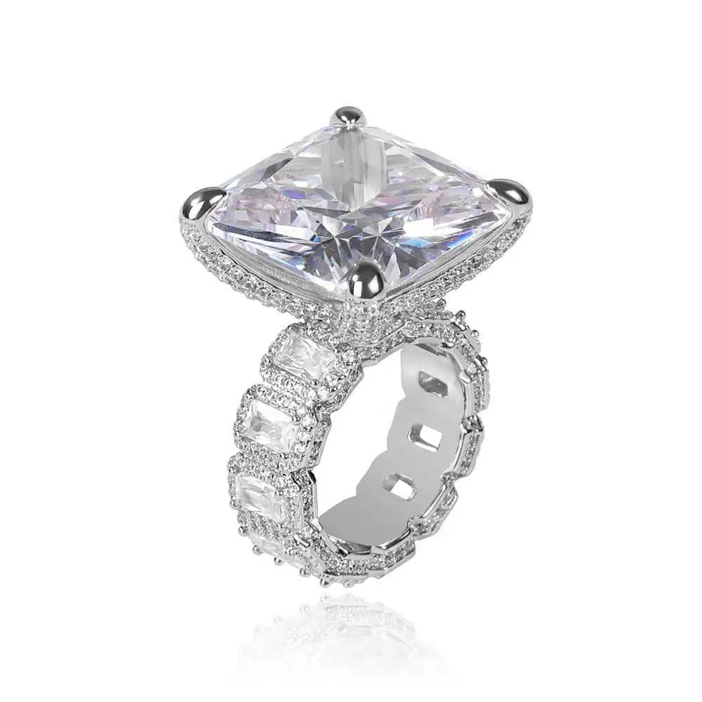 Glacier Diamond Rock Ring