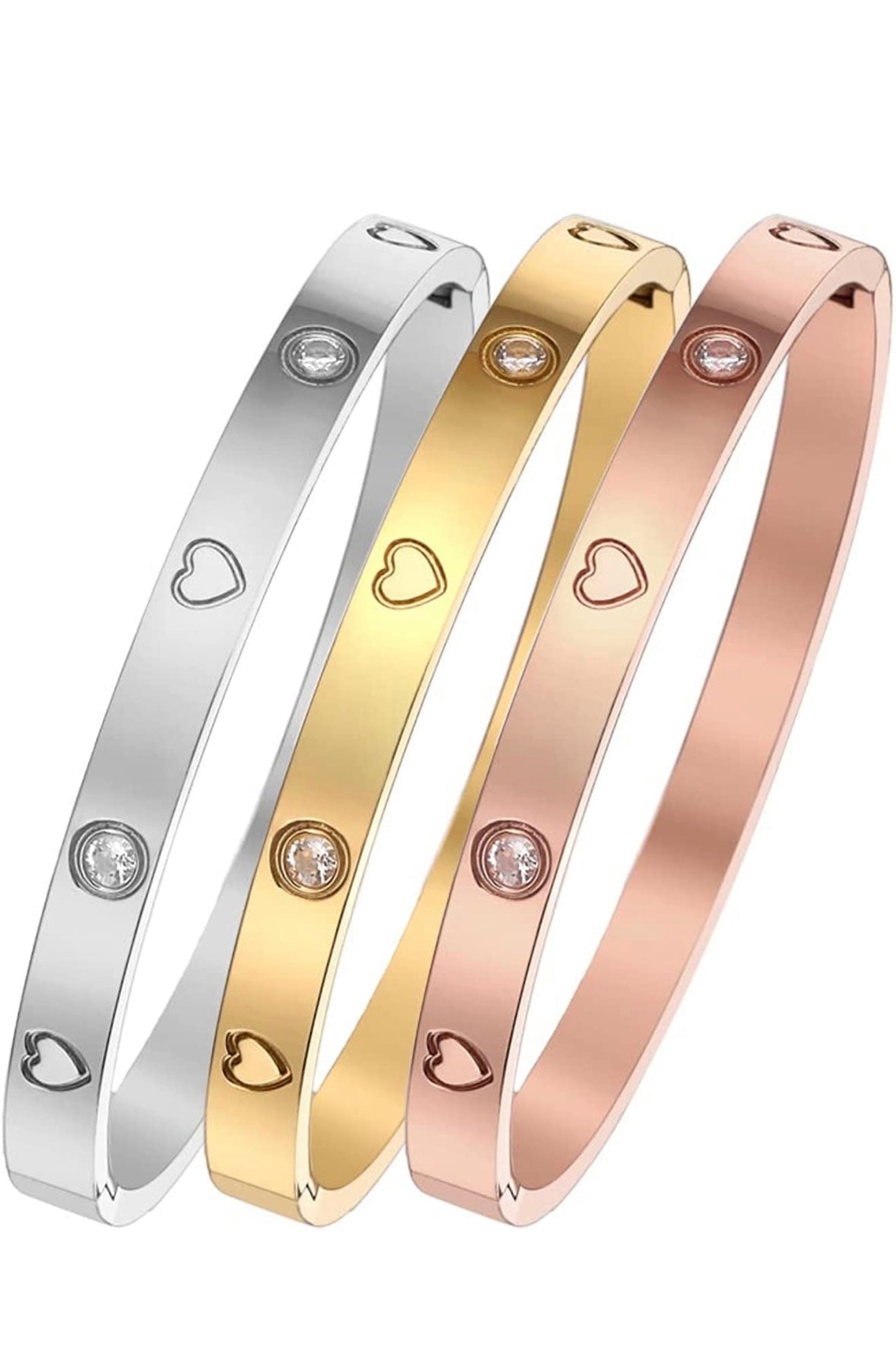 Heart Engraved Bracelet