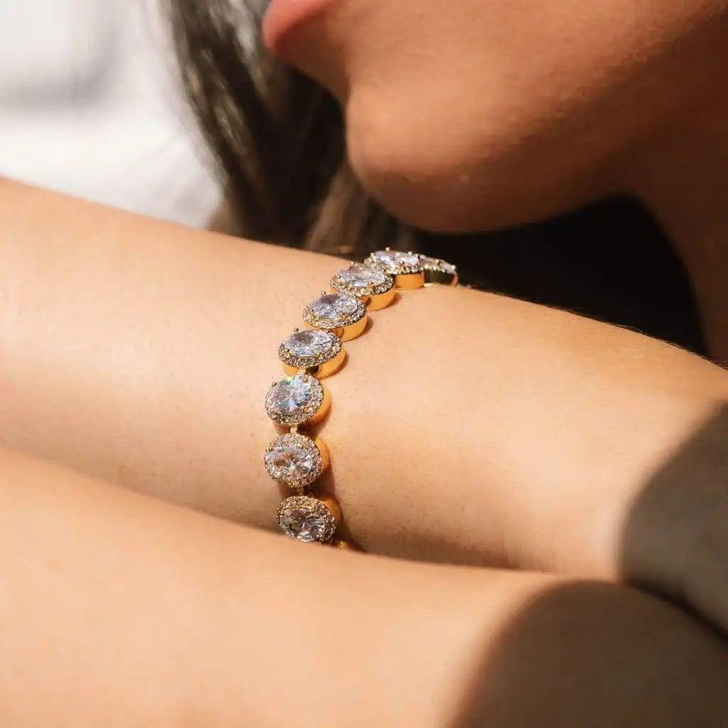 Oval Tennis Bracelet