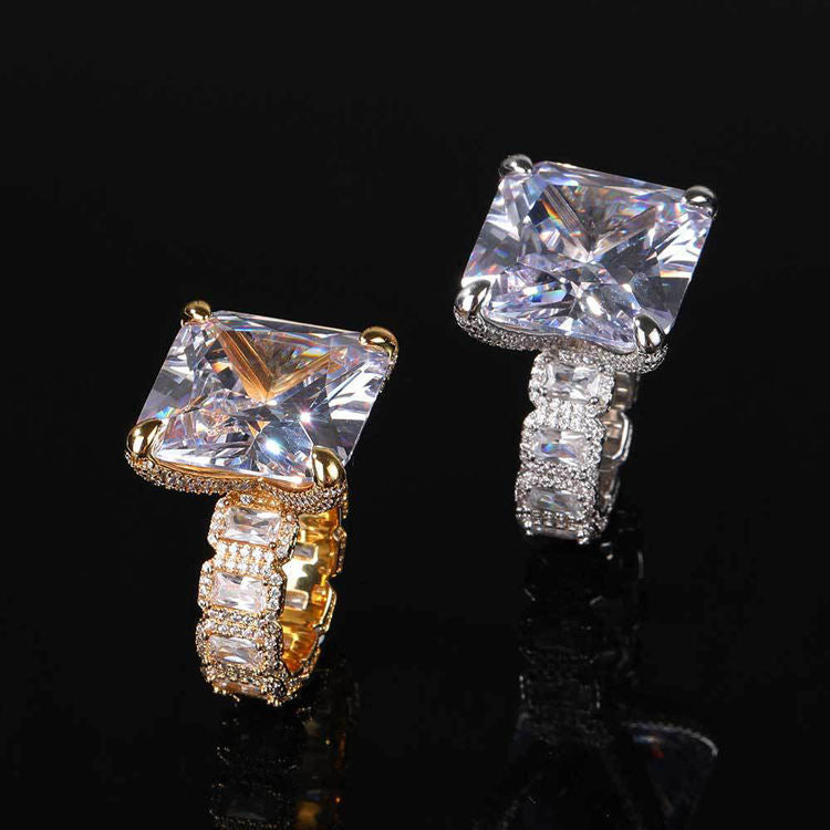 Glacier Diamond Rock Ring