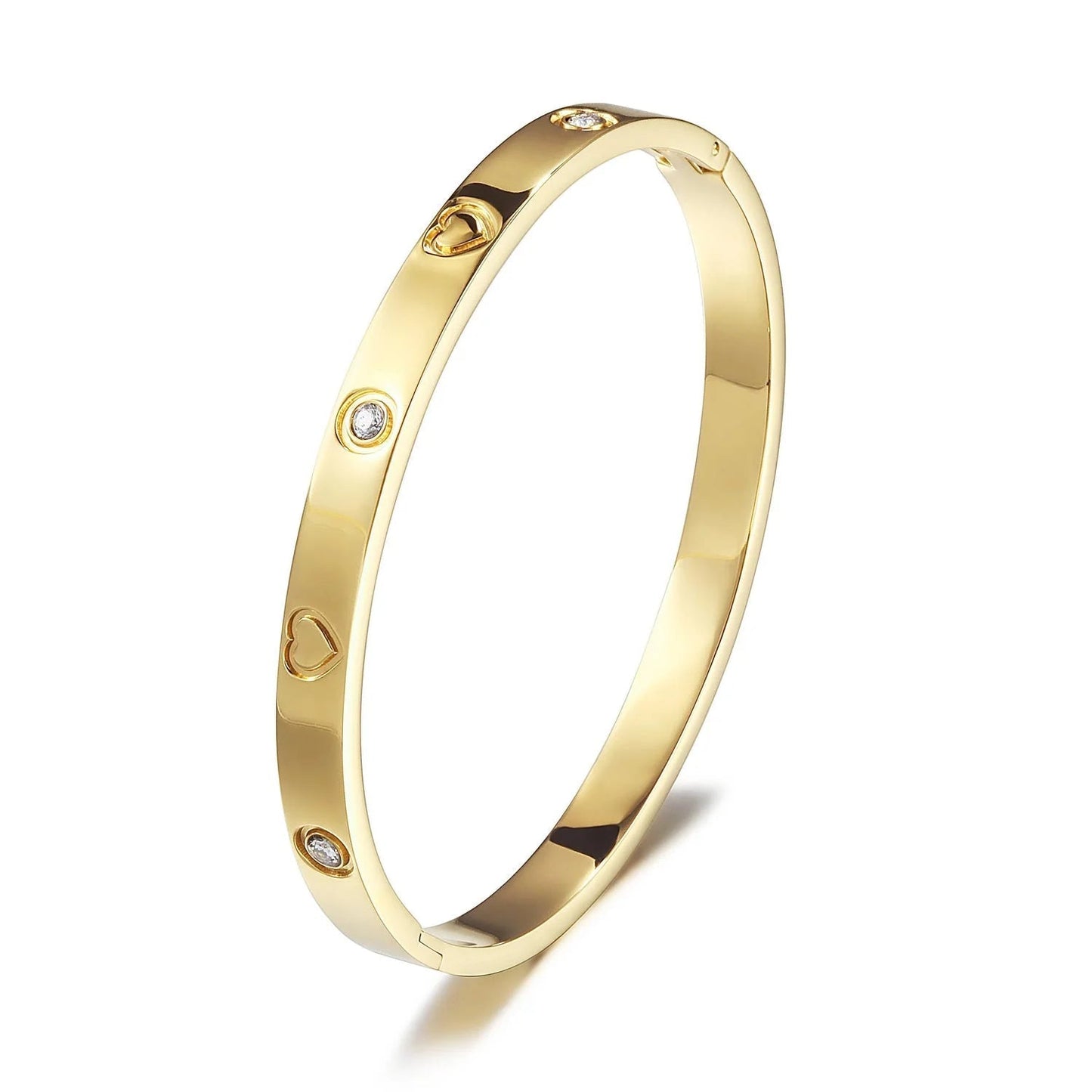 Heart Engraved Bracelet