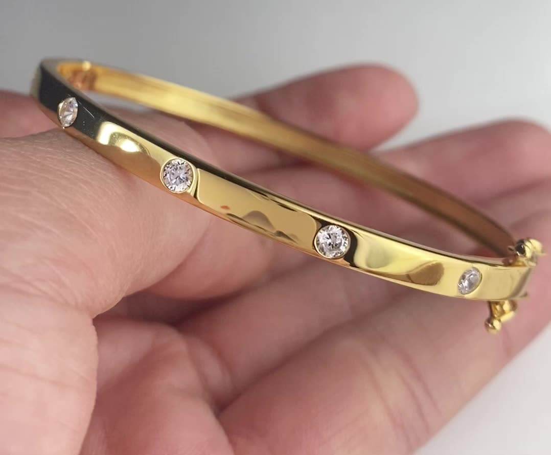 I Love You Diamond Bracelet