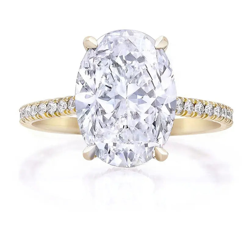 Oval Promise Engagement Ring