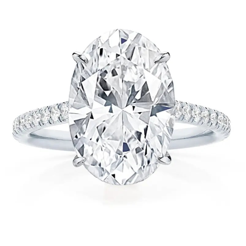 Oval Promise Engagement Ring