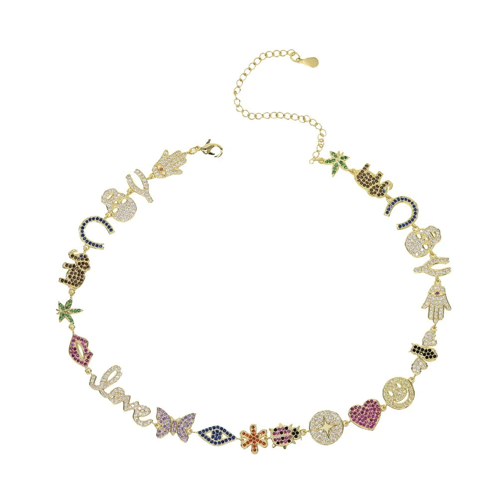 Love Charm Choker Necklace
