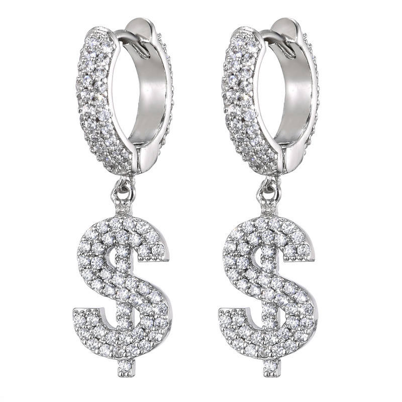 Dollar Sign Earring - Exclusive Jewels