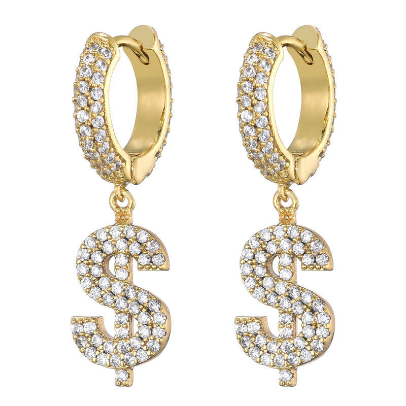Dollar Sign Earring - Exclusive Jewels