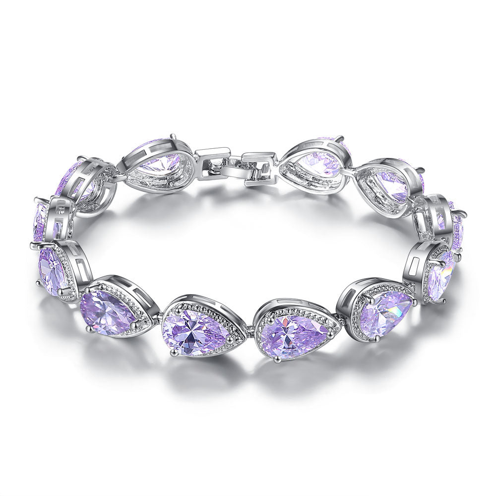 Diamond Pear Shape Bracelet - Exclusive Jewels