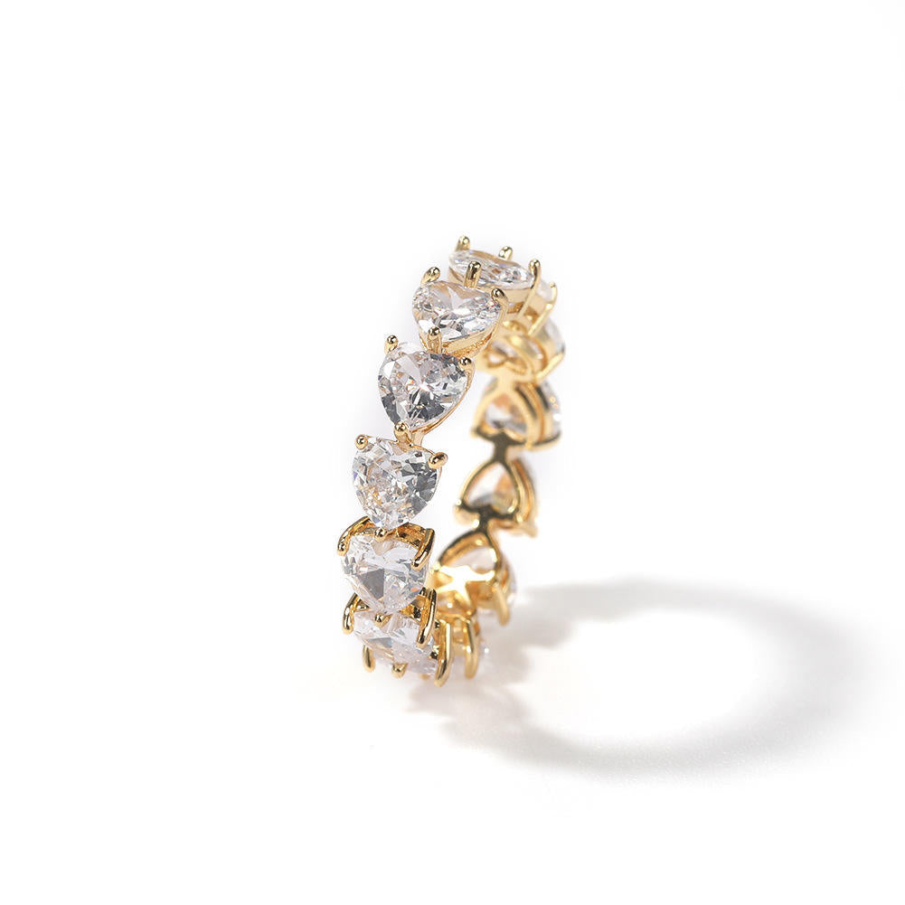 Heart Eternity Band Ring - Exclusive Jewels