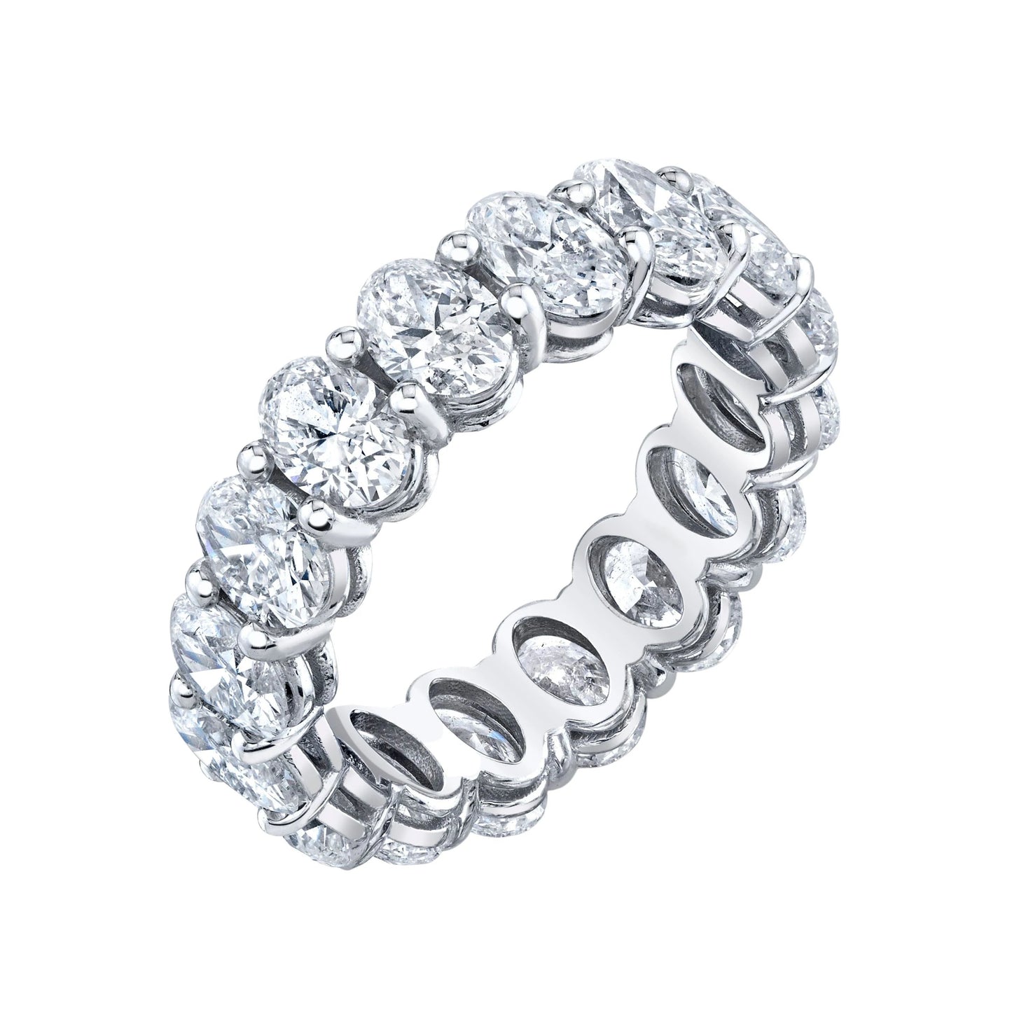 Oval Eternity Band Ring