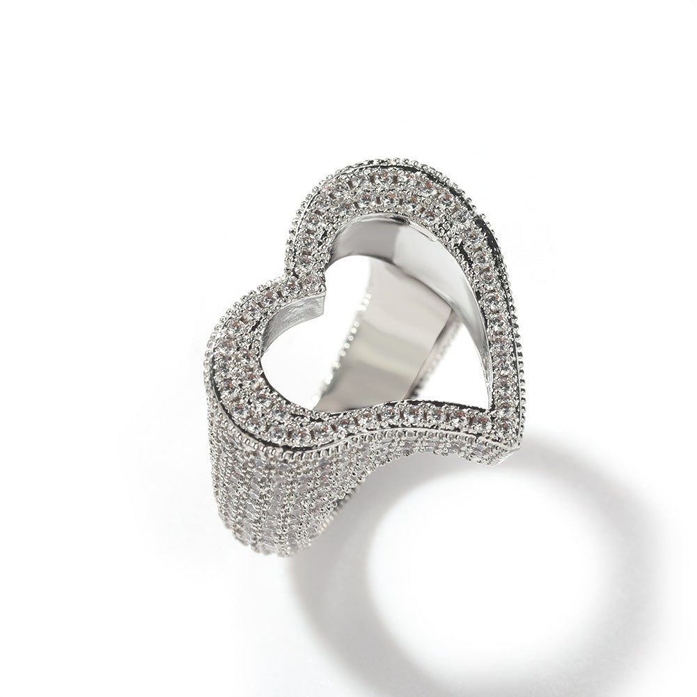 Icy Open Heart Ring - Exclusive Jewels