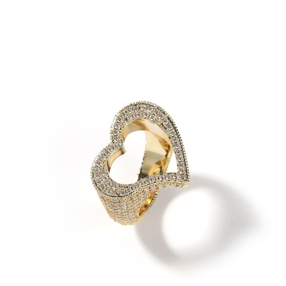 Icy Open Heart Ring - Exclusive Jewels