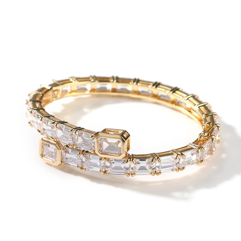 Princess Cut Bangle - Exclusive Jewels