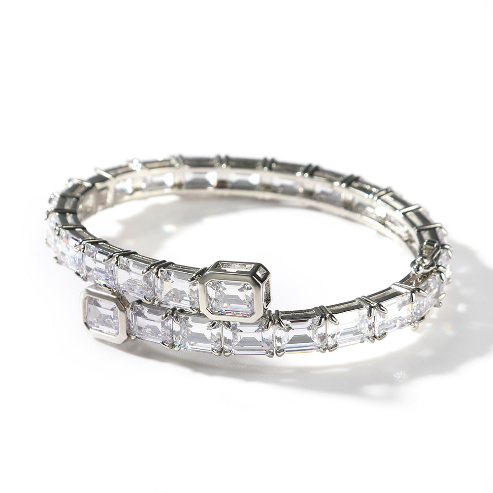 Princess Cut Bangle - Exclusive Jewels