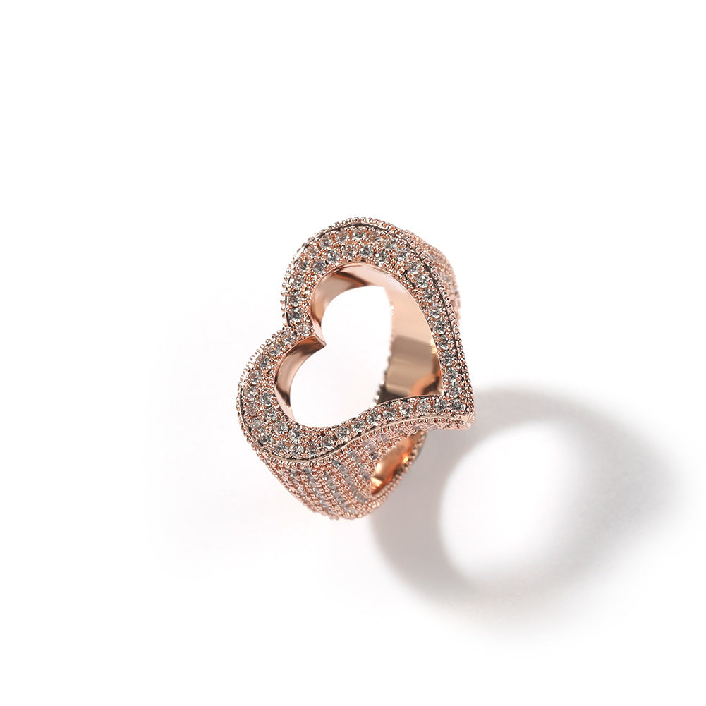 Icy Open Heart Ring - Exclusive Jewels