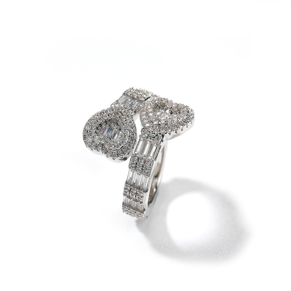 Heart Baguette Ring - Exclusive Jewels