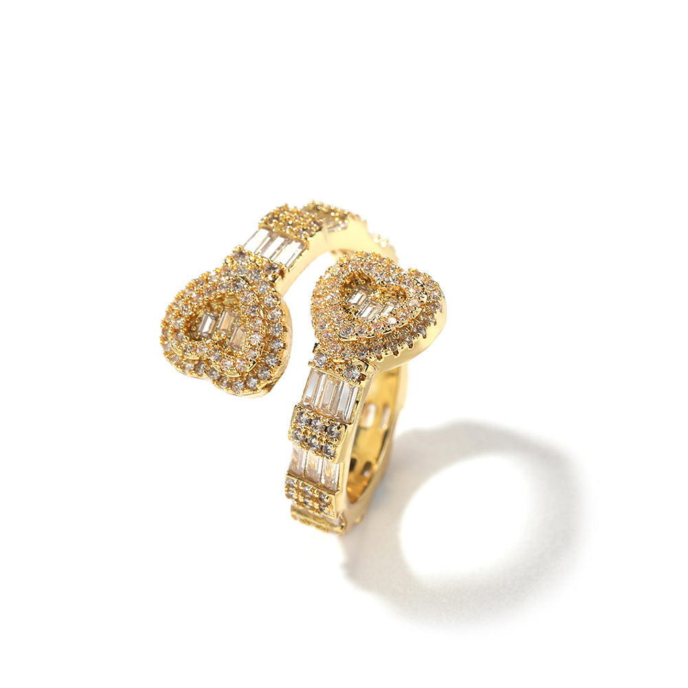 Heart Baguette Ring - Exclusive Jewels