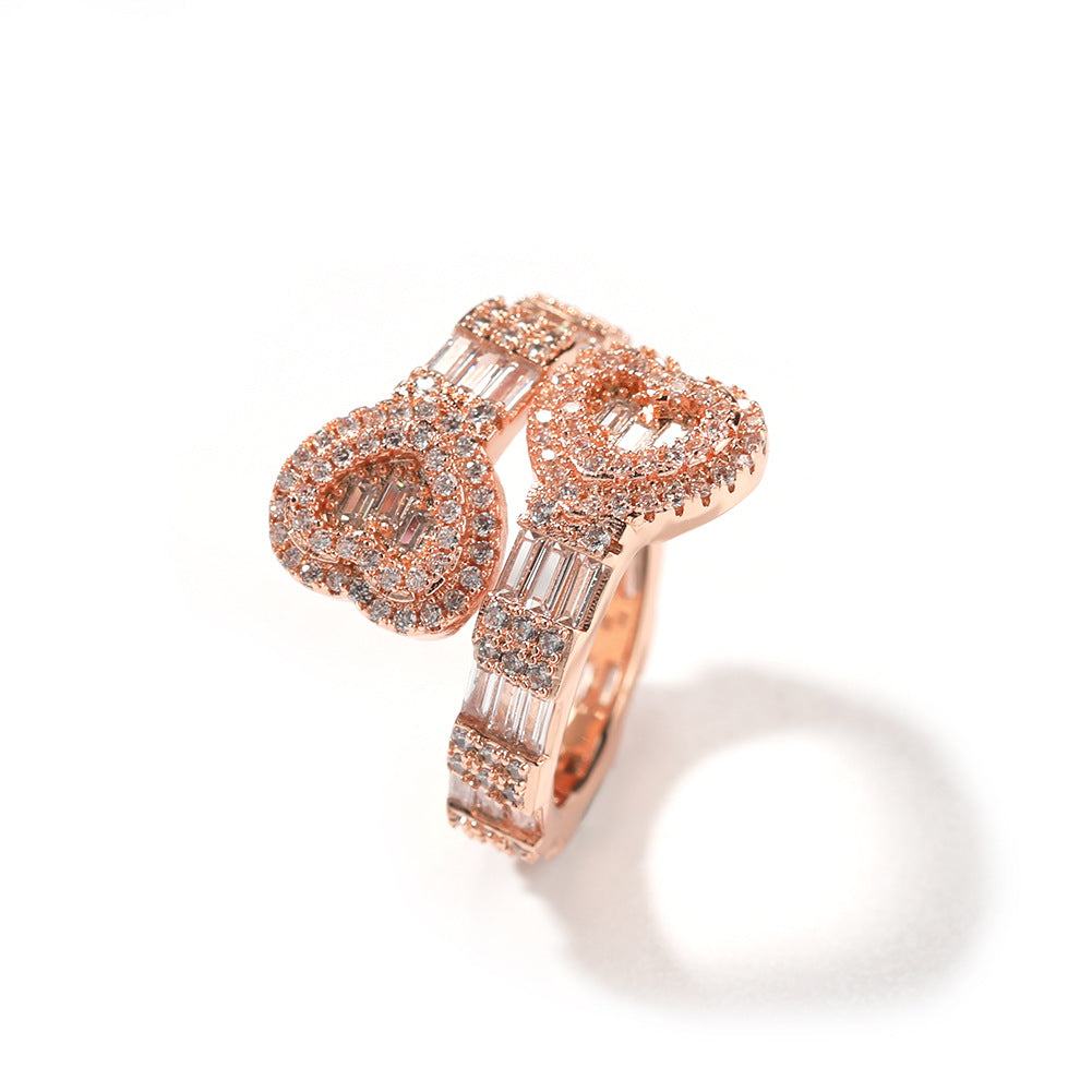 Heart Baguette Ring - Exclusive Jewels