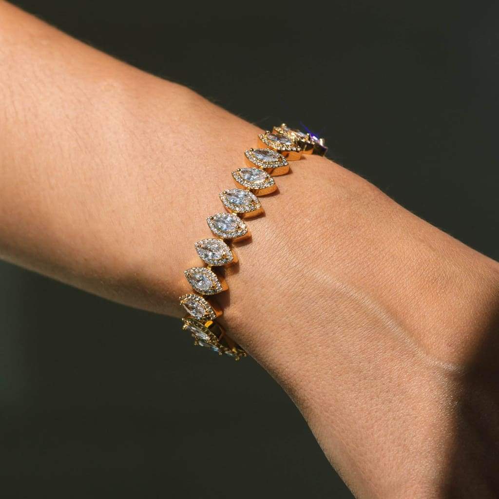 10mm Marquise Cut Bracelet - Exclusive Jewels