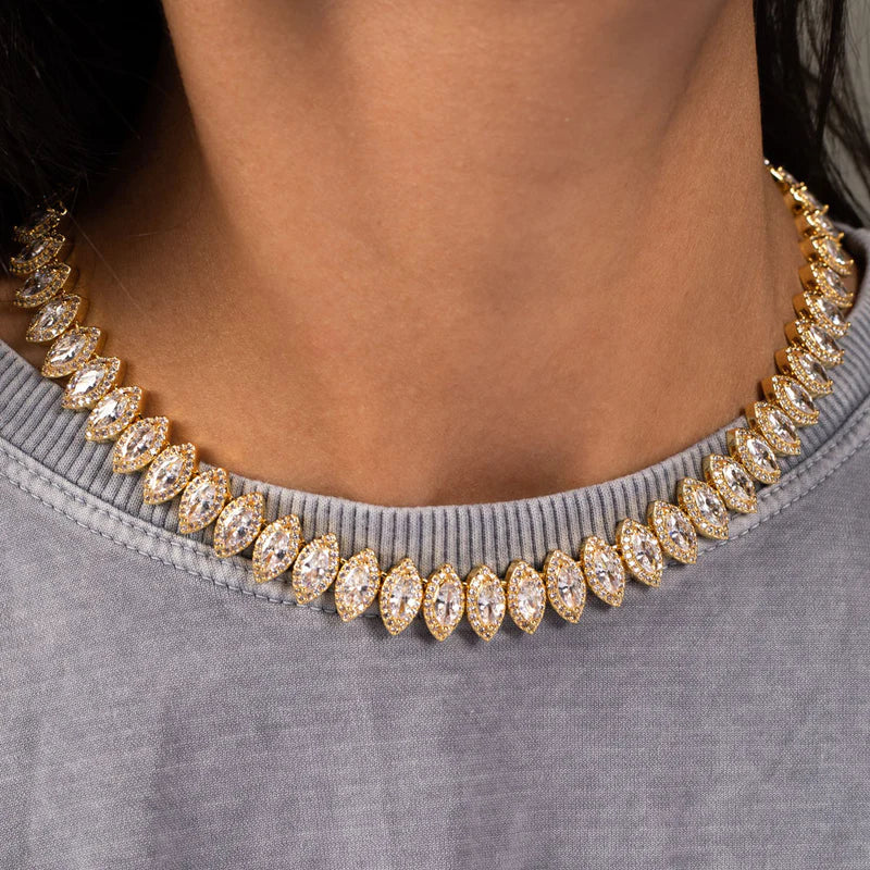 10mm Marquise Cut Necklace - Exclusive Jewels