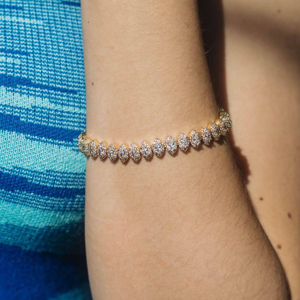 7mm Oval Tennis Bracelet - Exclusive Jewels