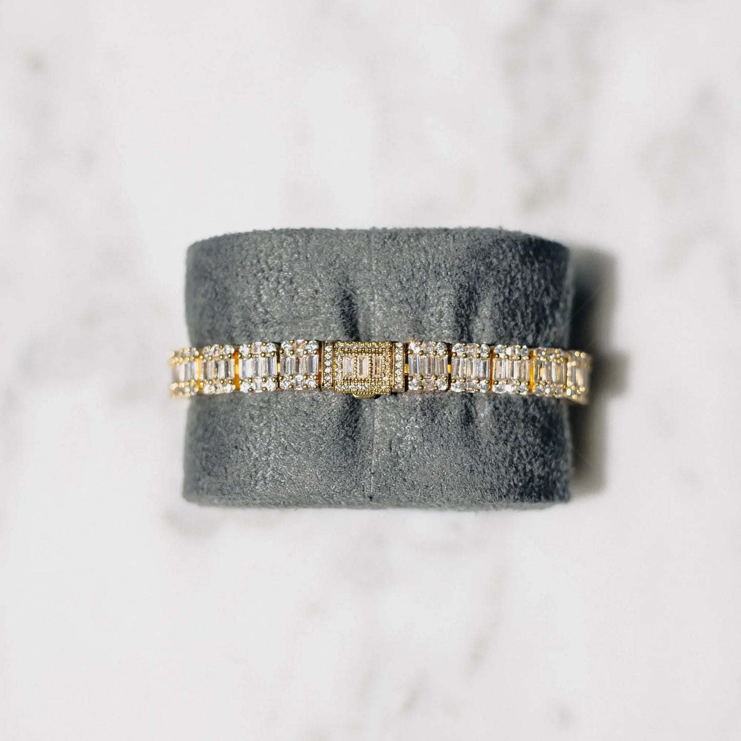 10mm Baguette Tennis Bracelet - Exclusive Jewels