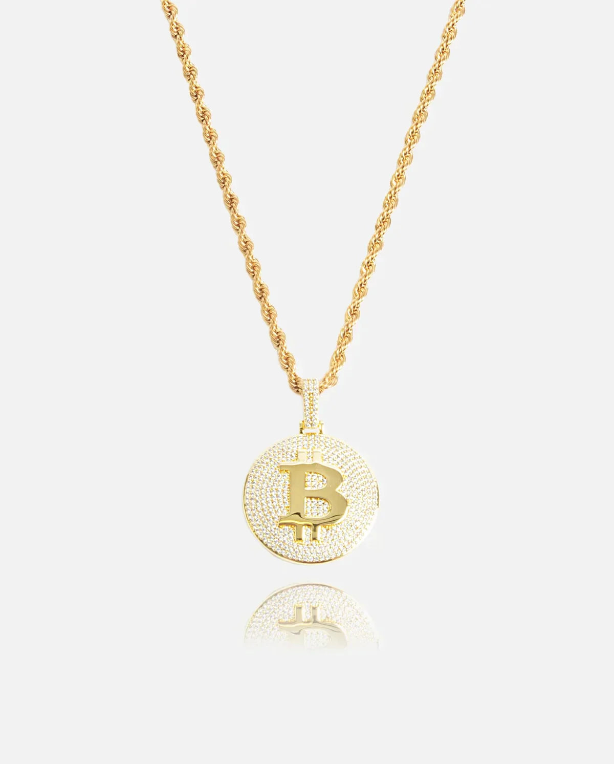 Bitcoin Pendant Necklace - Exclusive Jewels