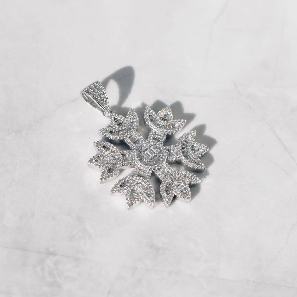Baguette Snowflake Pendant - Exclusive Jewels