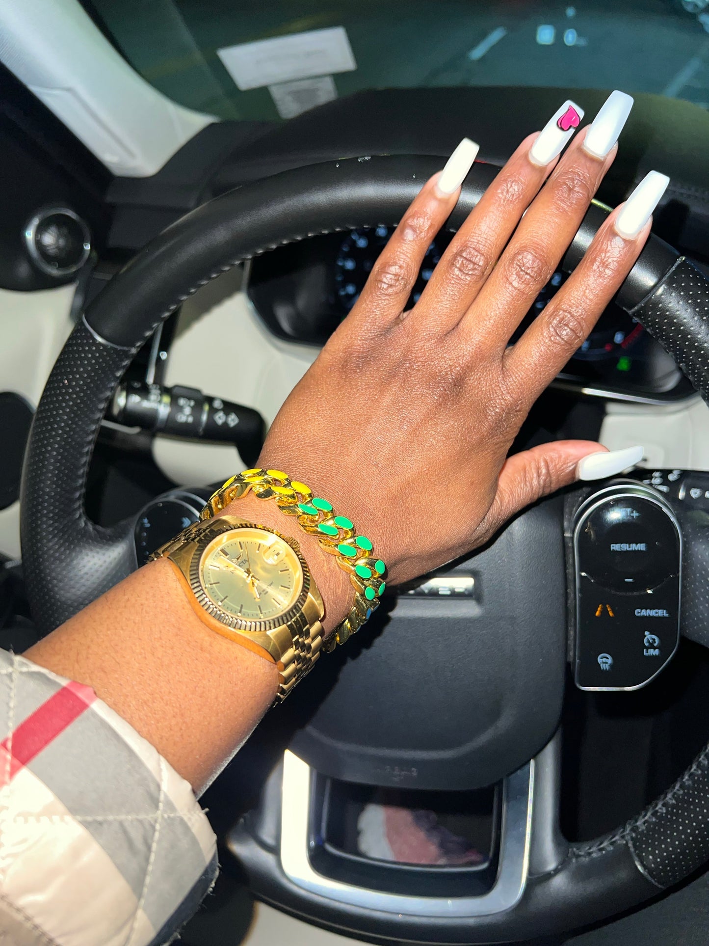 Rainbow Cuban Link Bracelet - Exclusive Jewels