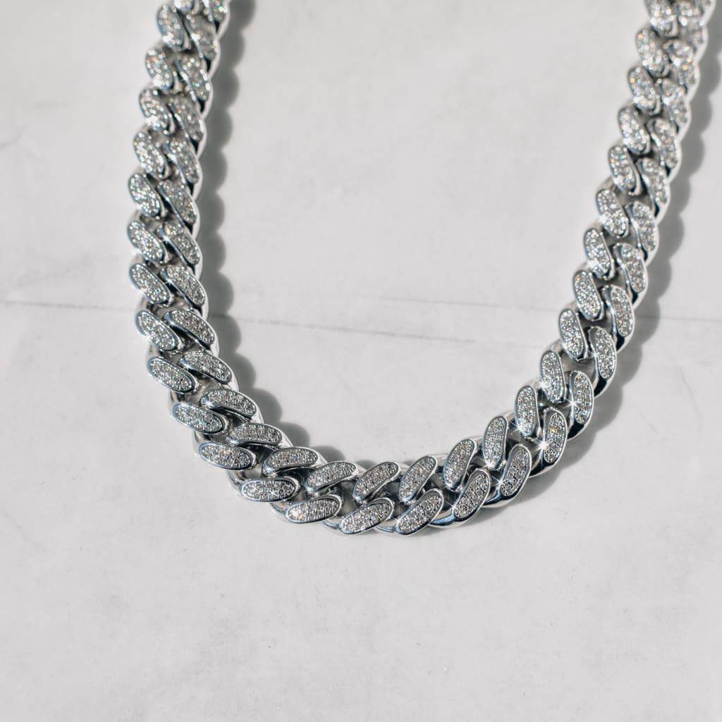 12mm Cuban Necklace - Exclusive Jewels