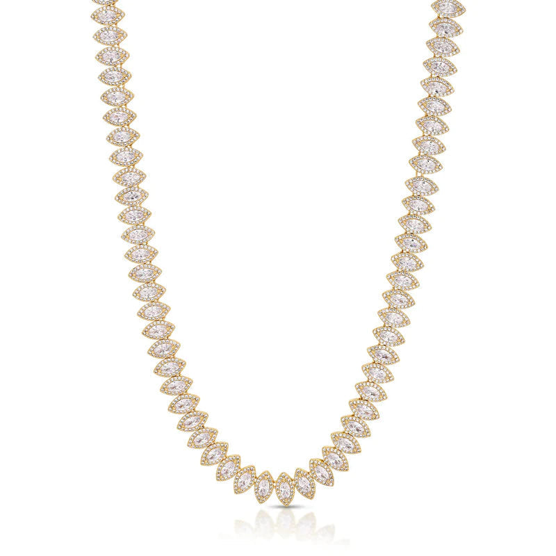 10mm Marquise Cut Necklace - Exclusive Jewels