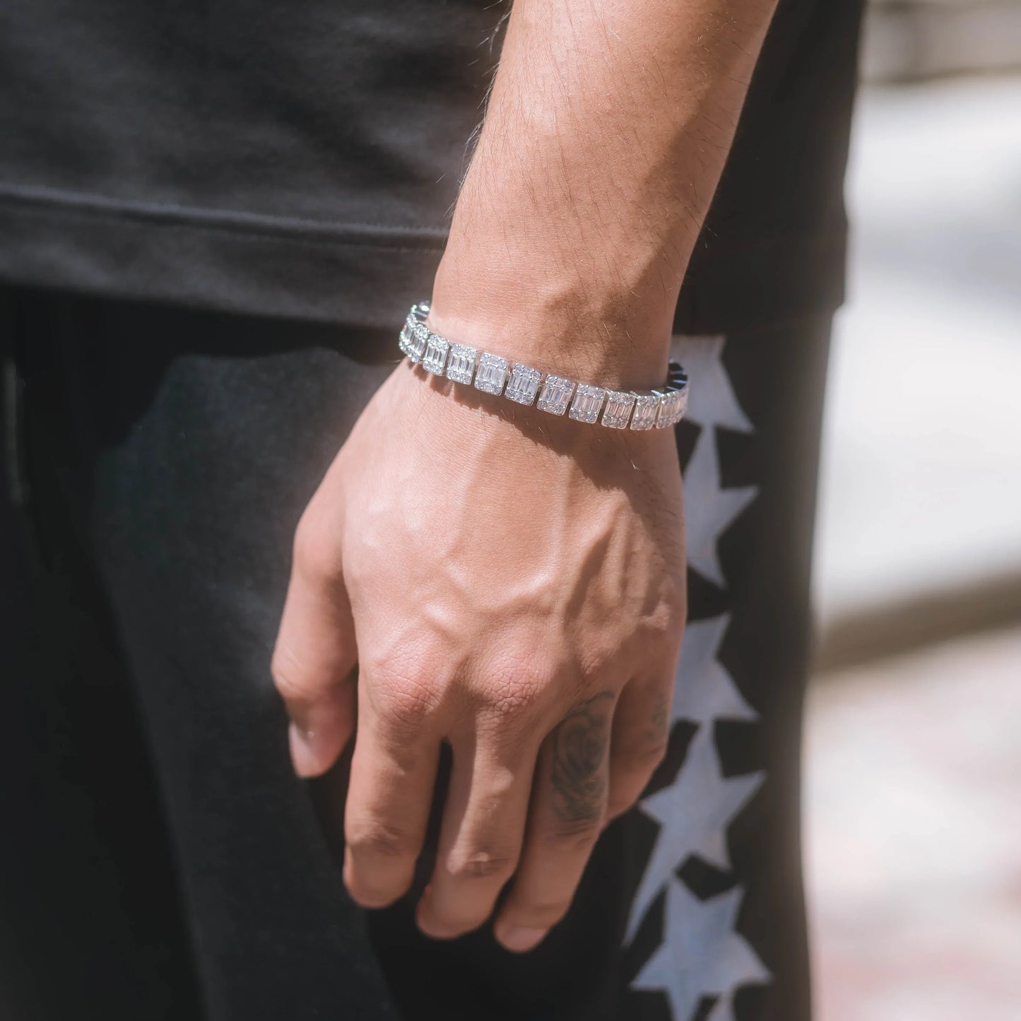10mm Baguette Tennis Bracelet - Exclusive Jewels